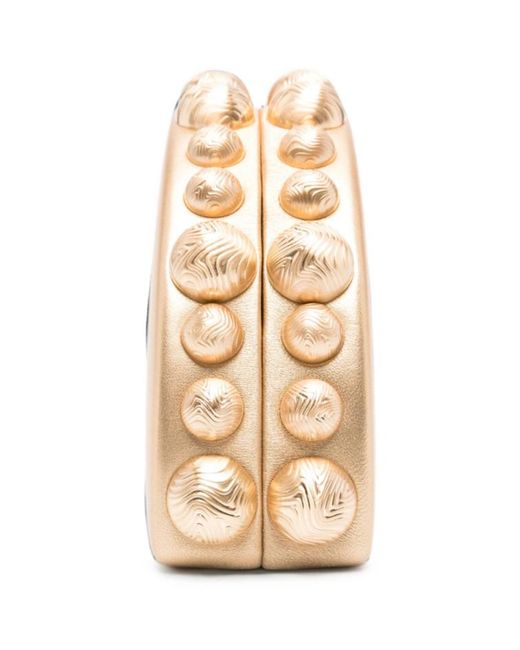 Cult Gaia Natural Vase-Shaped Clutch