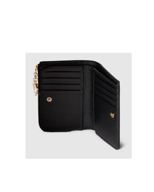 Gucci Black Gg Mini Wallet