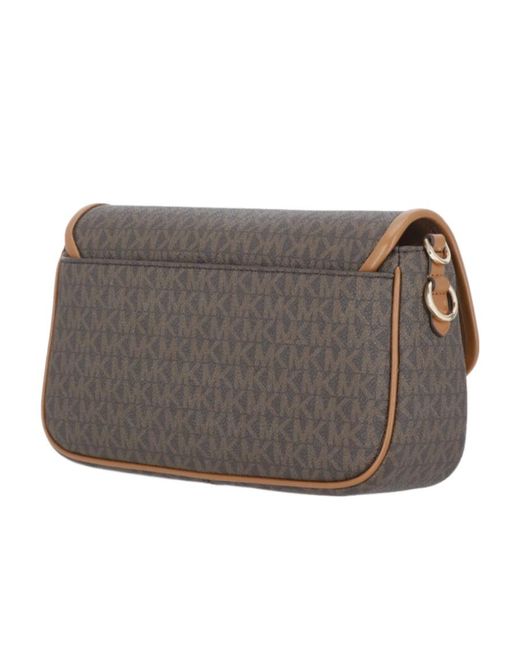 MICHAEL Michael Kors Brown Parker Medium Logo Shoulder Bag