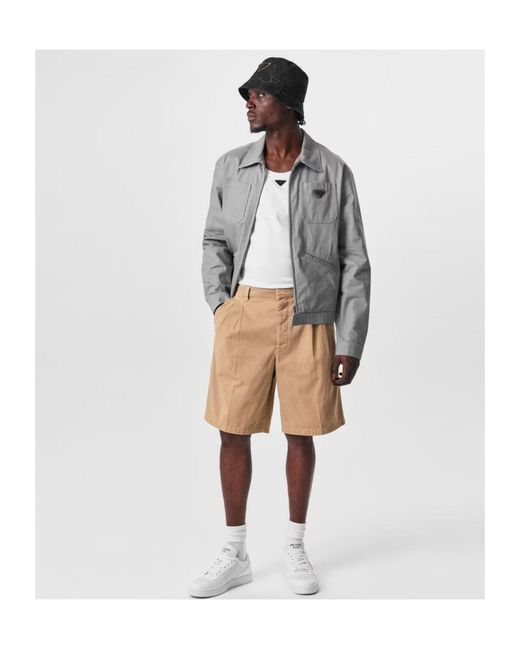 Prada Black Canvas Bucket Hat for men