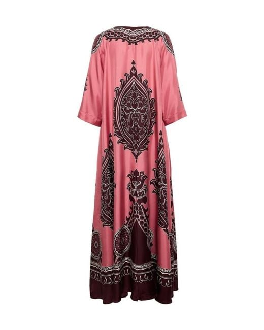 LaDoubleJ La Doublej Embroidered V Neck Dress