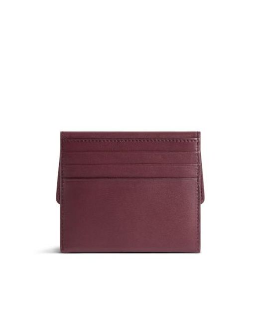 Balenciaga Purple Rodeo Card Holder With Flap