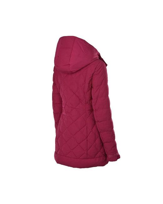 Armani Jeans Red Hooded Down Jacket