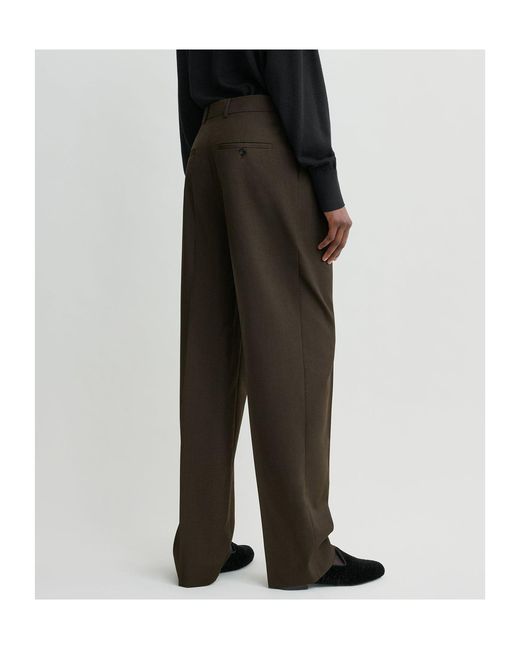 Totême Gray Totême Pleated Tailored Trousers