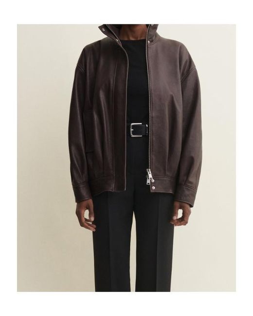 Arma Brown Paula Leather Jacket