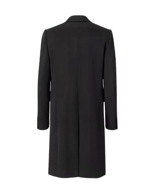 Fendi Black Grain De Poudre Coat for men