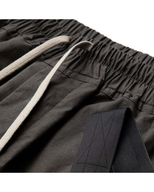 Rick Owens Gray Drawstring Casual Trousers for men