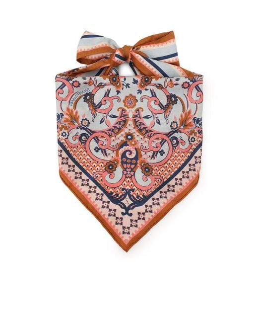 Zimmermann Pink Printed Headscarf
