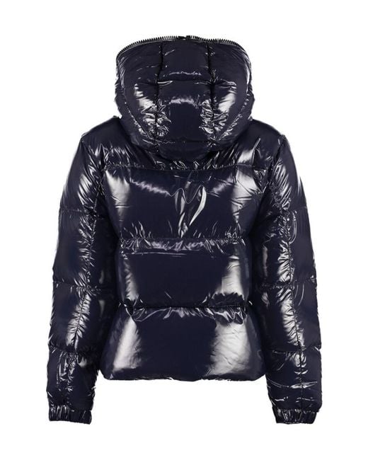 Duvetica Black Zippered Quilted Down Jacket
