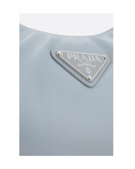 Prada White Re-Edition 2005 Chain Shoulder Bag