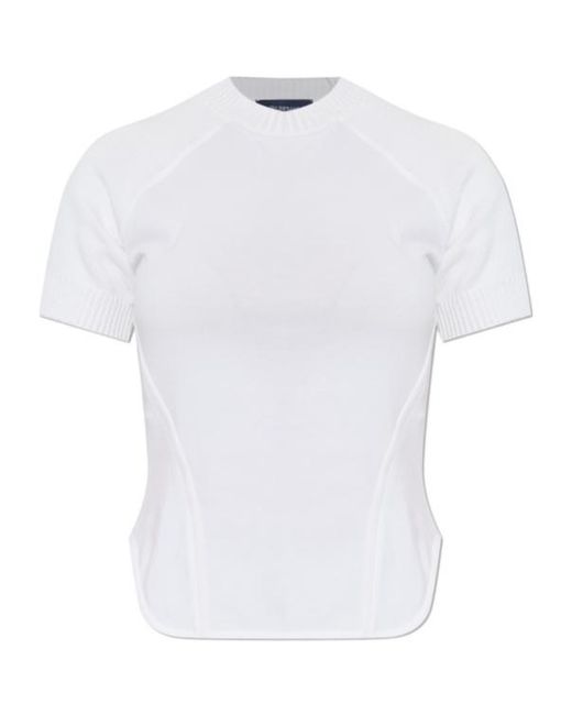 Sportmax White Seam Detail T-Shirt