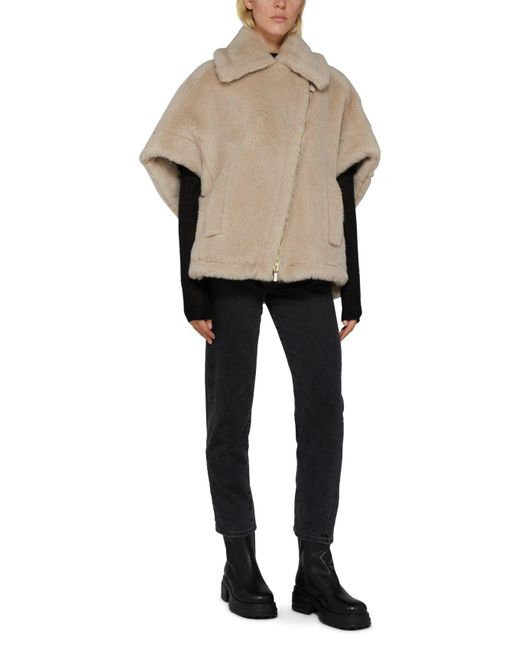 Max Mara Natural Short-Sleeved Casual Jacket