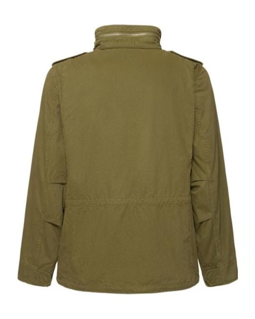 Aspesi Green Long Sleeve Casual Jacket for men