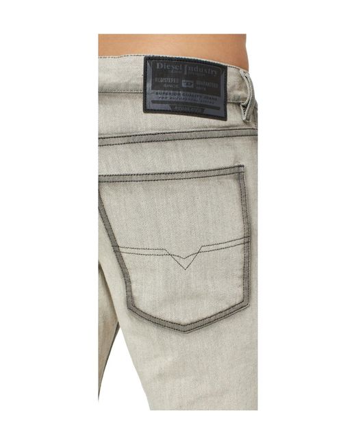 DIESEL Gray Regular-Fit Jeans for men