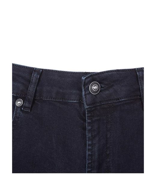 Versace Jeans Blue Mid-Rise Skinny Jeans for men