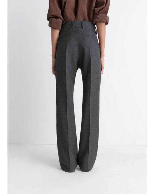 Lemaire Gray Front-Creased Tailored Trousers