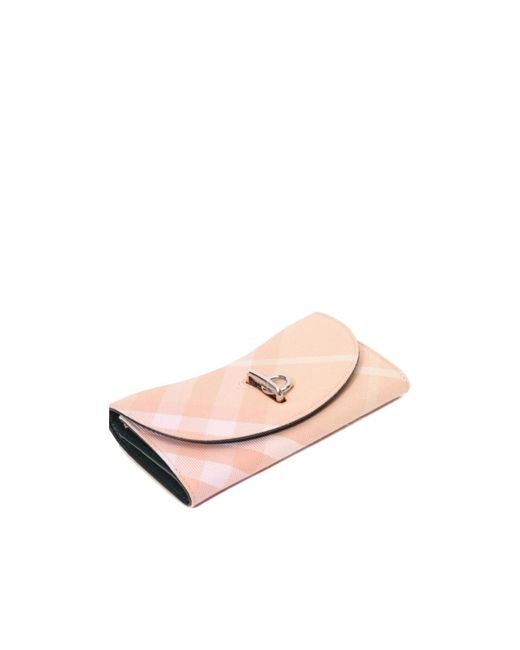 Burberry Pink Flip Wallet