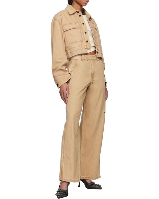 we11done Natural Cropped Jacket