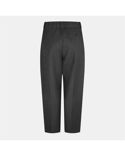 Givenchy Gray Double Pleated Trousers