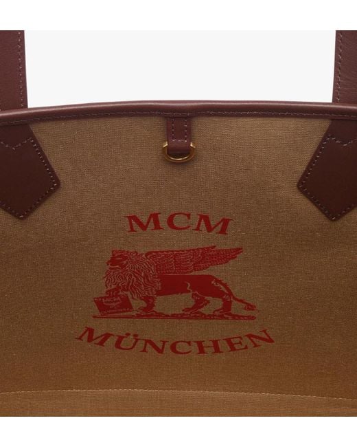 MCM Red New Liz Shopper