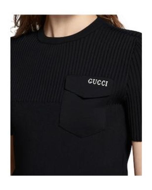 Gucci Black Fabric Shirt