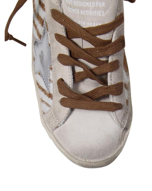Golden Goose Deluxe Brand Multicolor Super-Star Lace-Up Sneakers