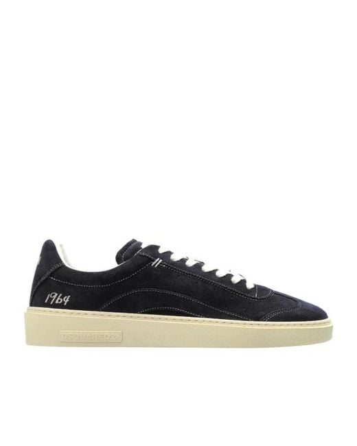DSquared² Black Rider Lace-Up Sports Shoes for men