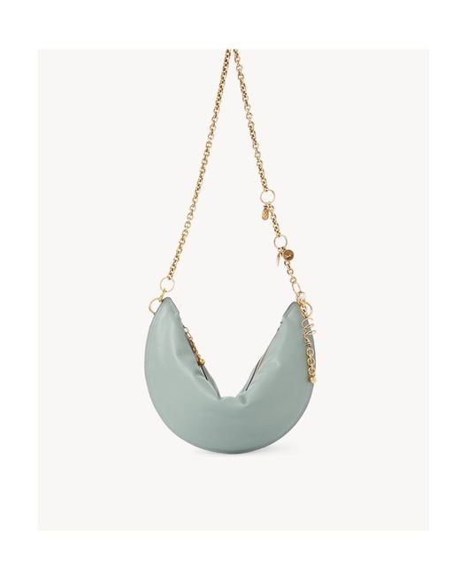 Chloé Metallic Chloé Icons Charm Detailed Shoulder Bag