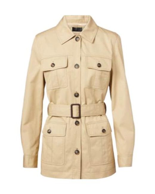 Nili Lotan Natural Button-Down Casual Jacket