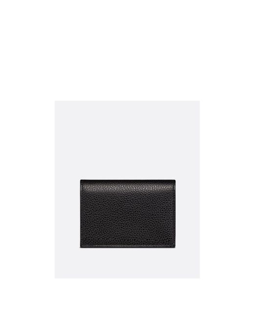 Dior Black Cd Icon Business Card Holder for men