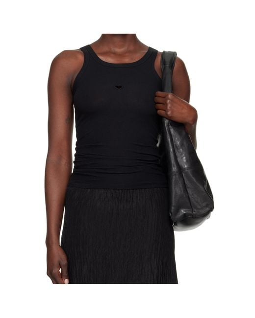 Baserange Black Sleeveless Vest