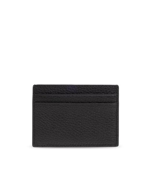 Bally Black Logo Card Bag for men