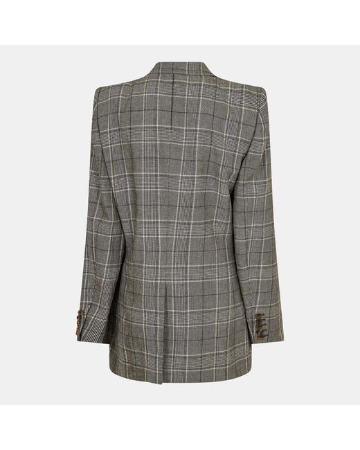 Gucci Gray Italian Structured Blazer for men