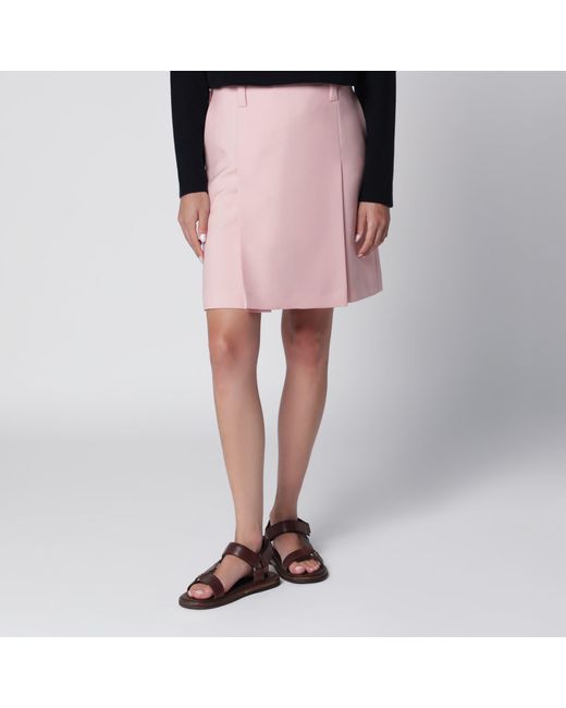 Miu Miu Black Kid Mohair Skirt