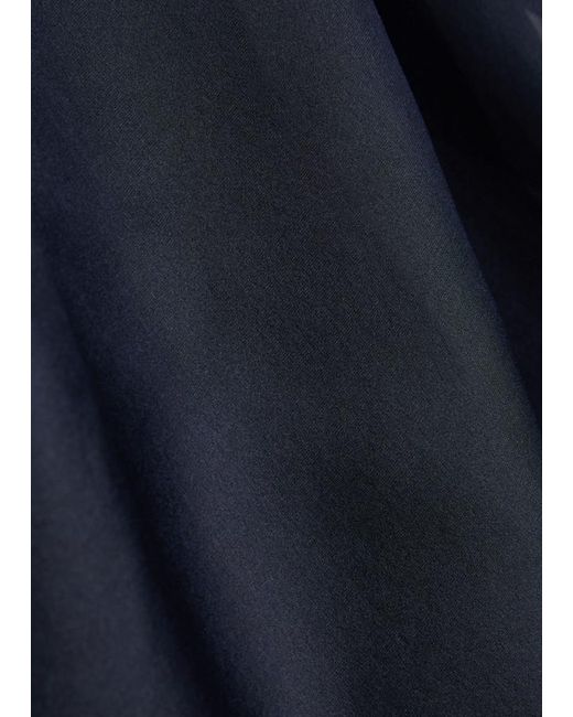Polo Ralph Lauren Blue Silk-Organza Midi Skirt