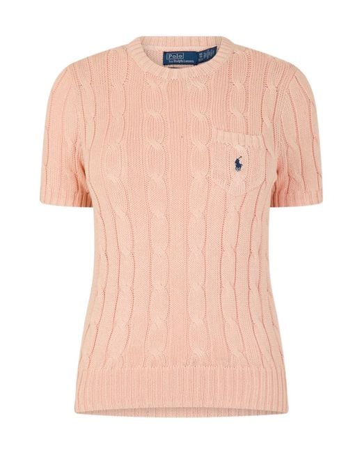 Polo Ralph Lauren Pink Knitted Tops