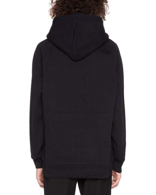 Burberry Blue Logo Hooded Sweater for men