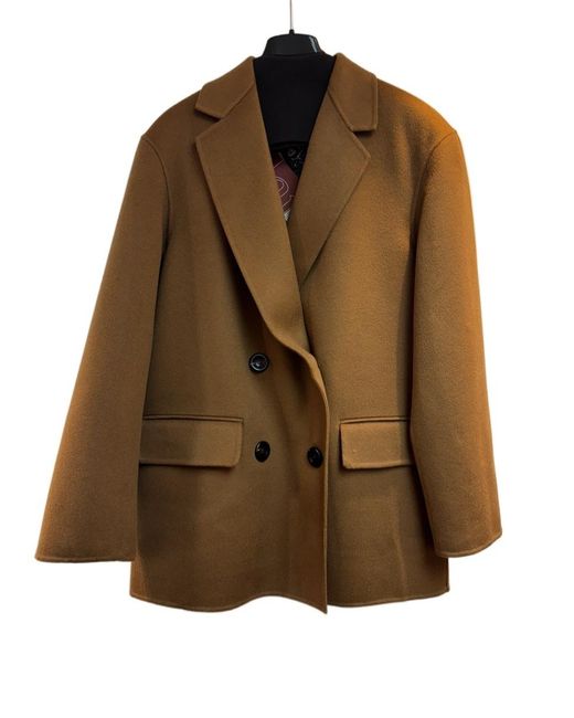 Max Mara Brown Long-Sleeved Suit Jacket