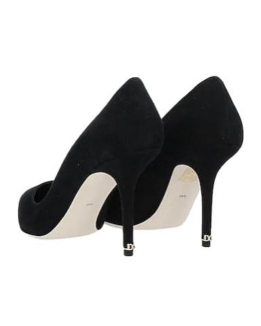 Dolce & Gabbana Black Solidcolor Pointedtoe Highheels