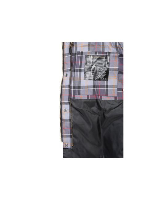 Barbour Black Embroidered-Logo Cotton Jacket for men