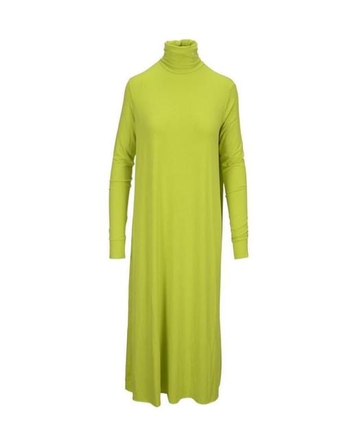 Raf Simons Green Jersey Maxi Dress