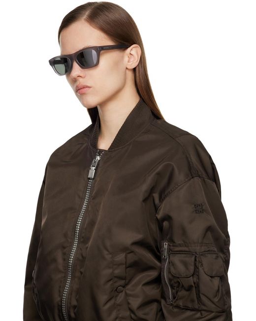 Givenchy White Eyewear Rectangular Frame Sunglasses