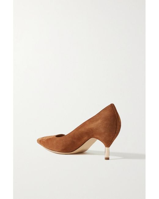 Gabriela Hearst Brown Pointed-Toe High Heels
