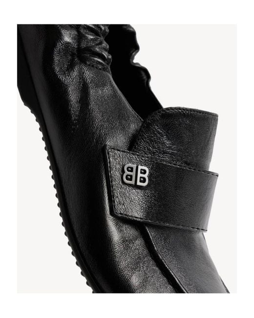 Balenciaga Black Palermo Backless Loafers for men