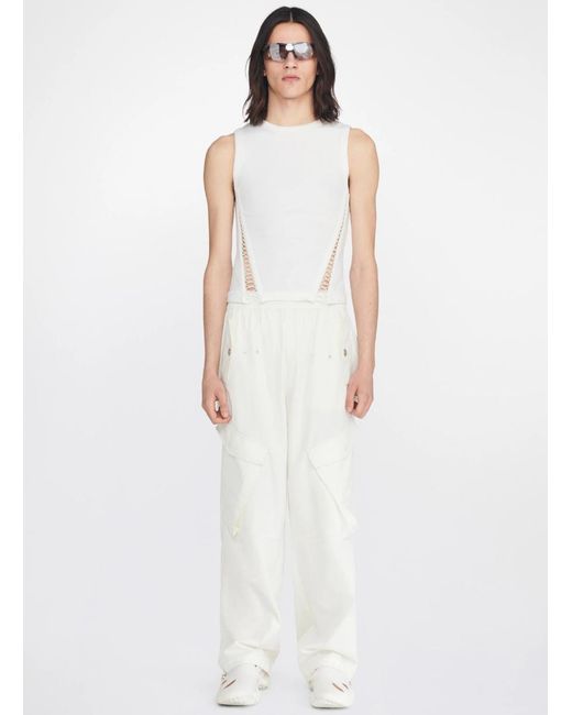 Dion Lee Natural Pocket Overalls Casual Pants for men