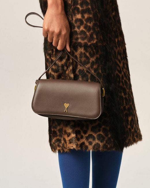 AMI Multicolor Ami Ami De Coeur Logo Detailed Crossbody Bag