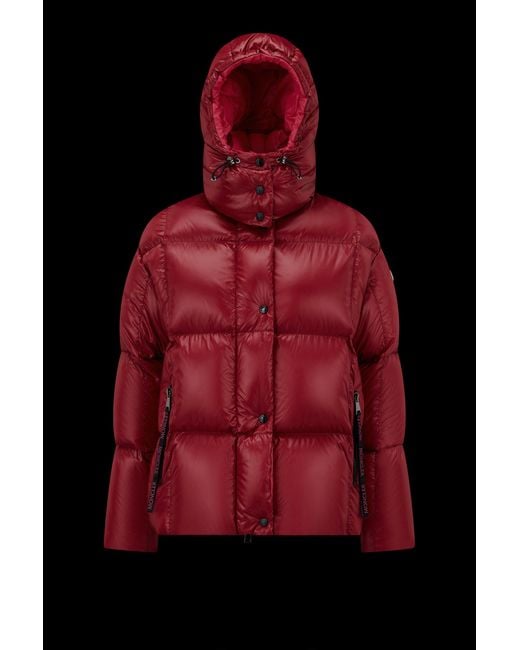 Moncler Red Parana Short Down Jacket