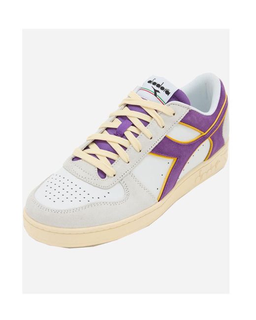 Diadora Pink Logo Low Upper Board Shoes for men