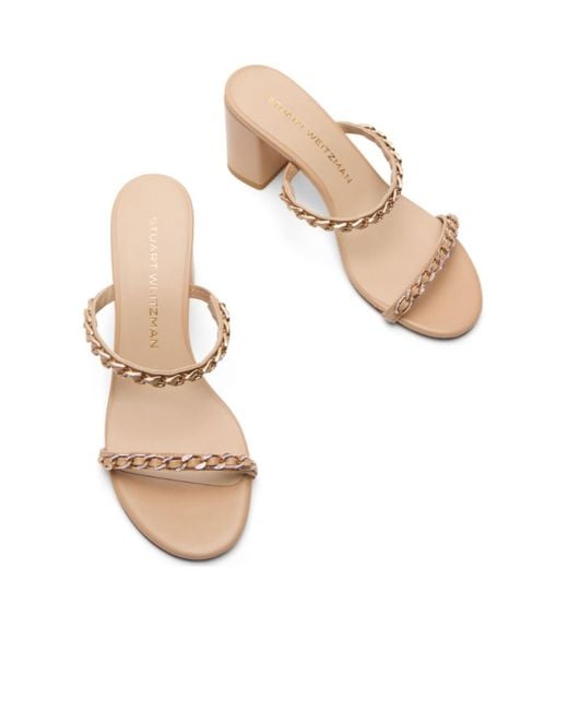 Stuart Weitzman Natural Soluxe Crystal Slide 75