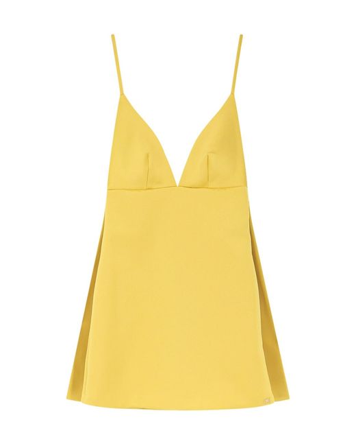 Elisabetta Franchi Yellow Vestito Mini Daily